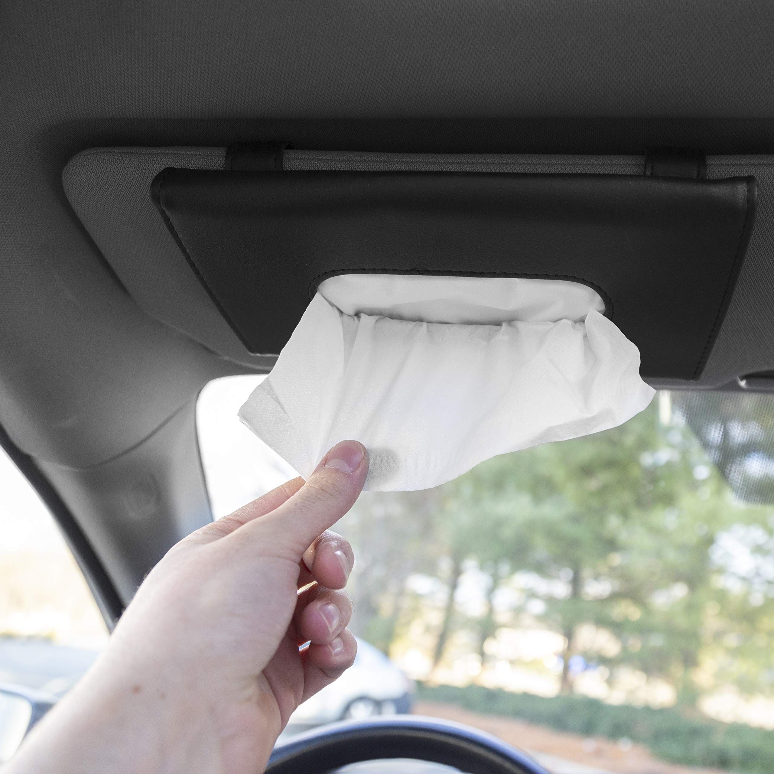 Car Sun visor Tissue Holder - Roof Tissue Box - Oshi.pk - Buy & Sell Online