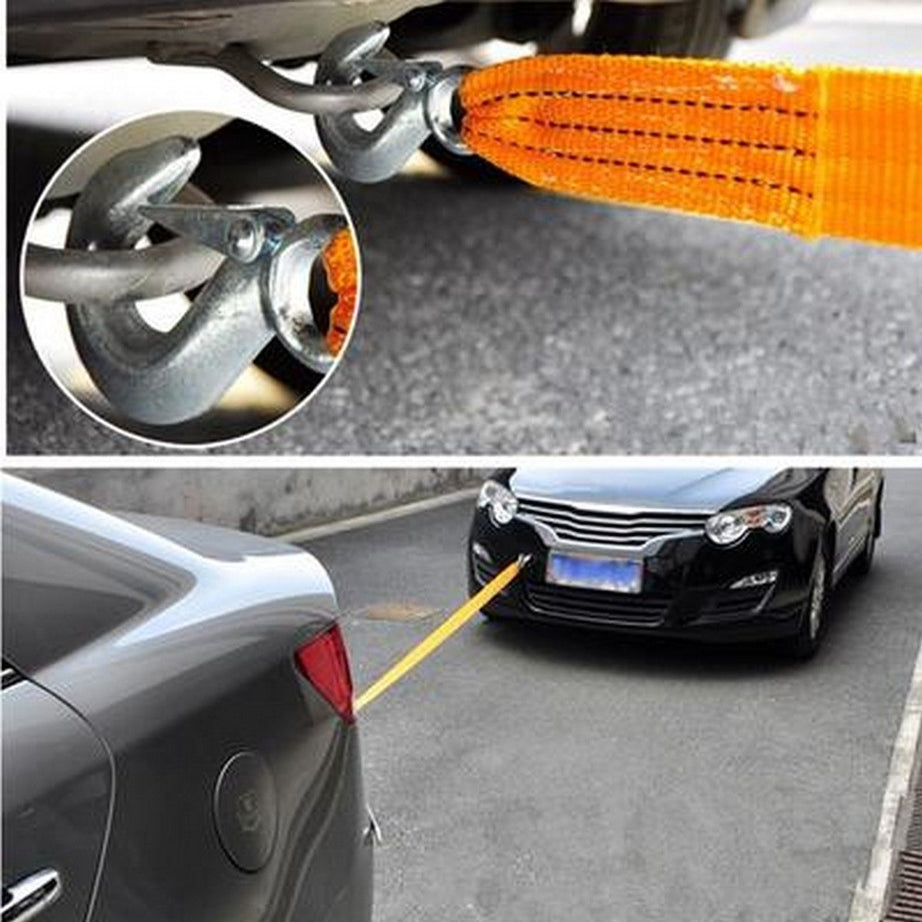 Car Emergency Tow rope belt With Hook 3meter - Oshi.pk - Buy & Sell Online