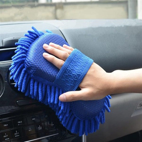 Car Wash Sponge Cleaning Scrub Car Gloves