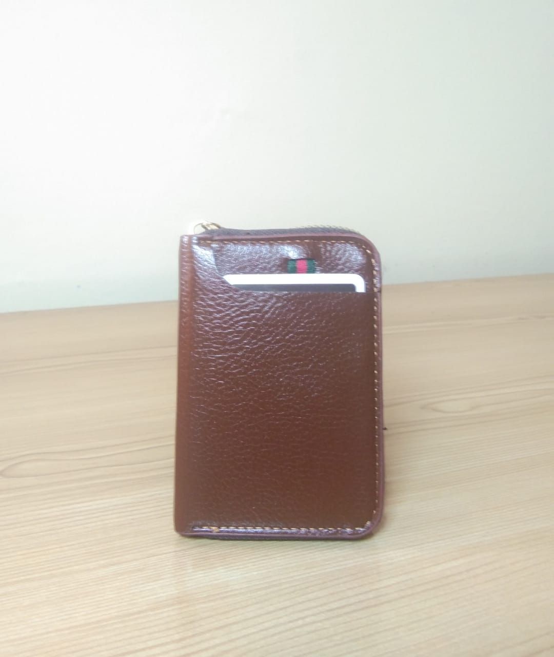 New Men's Leather Card Holder Storage Bags Blocking Zipper Thin Pocket - Oshi.pk - Buy & Sell Online