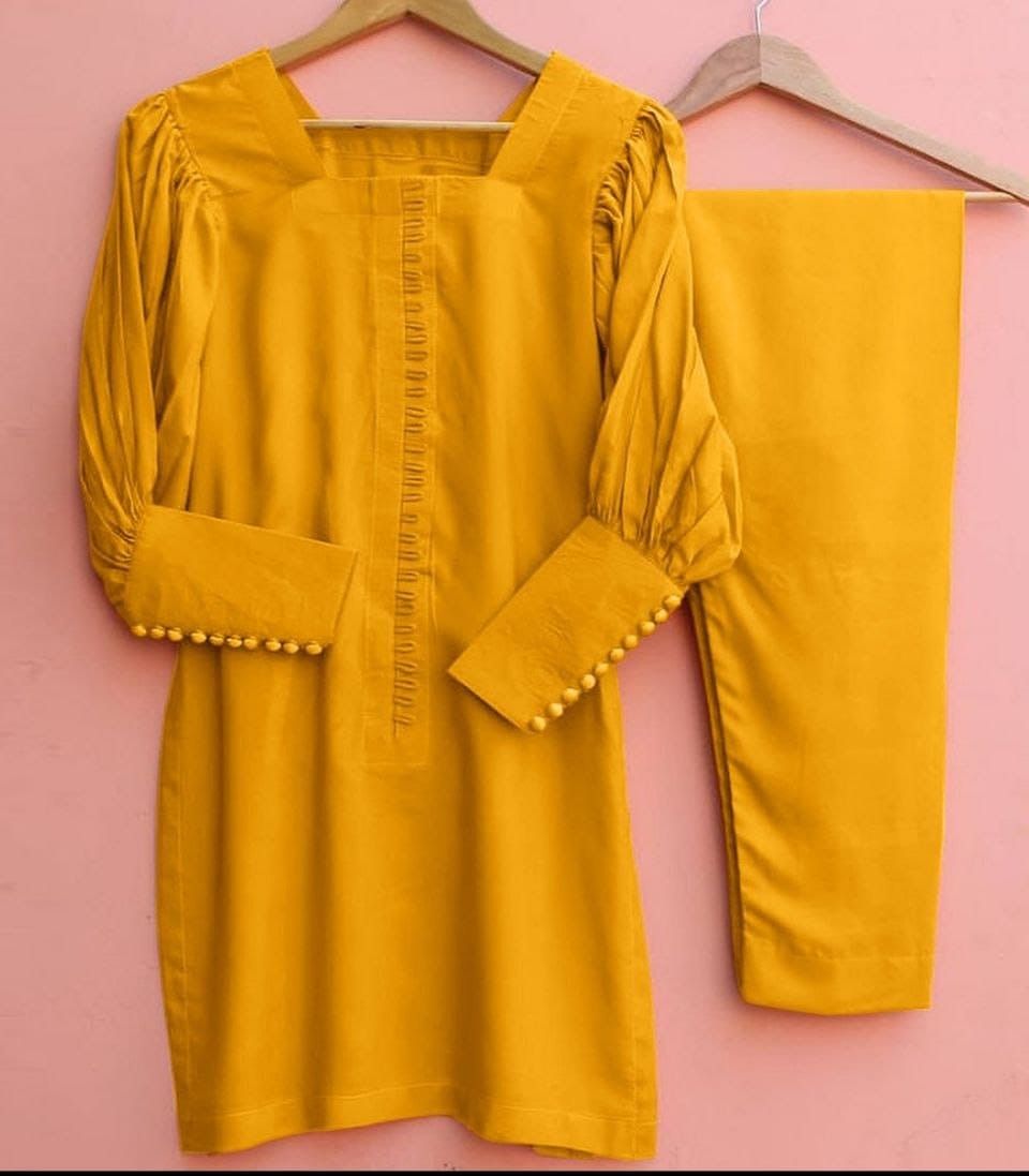 Casual Loops Style 2-Pcs Stiched Suit - Oshi.pk - Buy & Sell Online