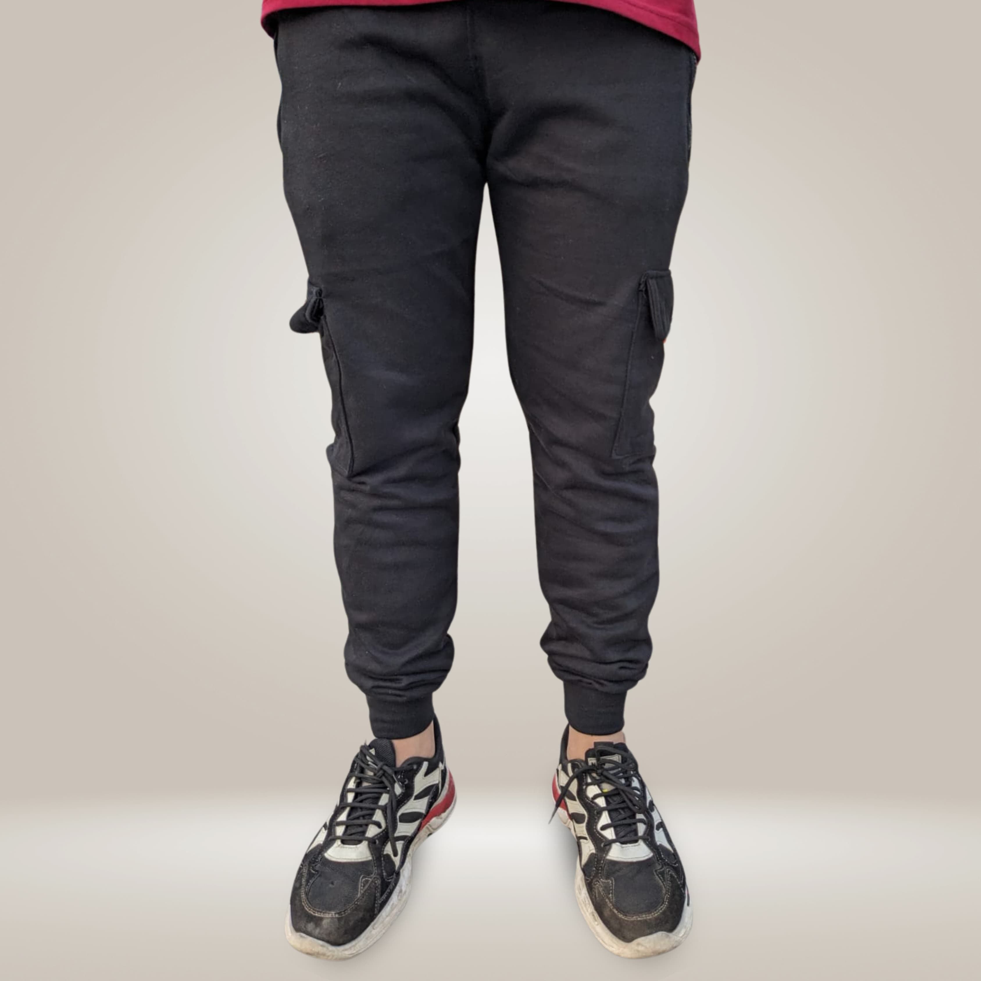 CBZ- Stylish Casual Black Cargo Trouser For Men - Oshi.pk - Buy & Sell Online
