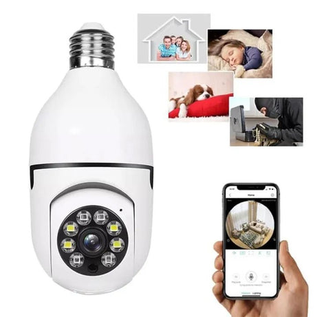 CCTV 1080P Full HD CCTV Camera CCTV Camera Wifi Smart Camera Wifi Camera Home Security Camera Smart Camera Wifi CCTV Wifi Camera Blub Socket Security - Oshi.pk - Buy & Sell Online