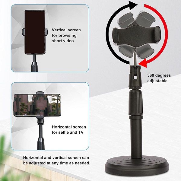 Cell Phone Holder Plastic Extendable with Thickened Base for Live Streaming - Oshi.pk - Buy & Sell Online