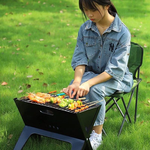 Charcoal Grill Moclever Space saving & Foldable BBQ Barbecue Grill - Oshi.pk - Buy & Sell Online