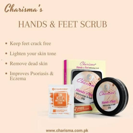 Charisma Hand & Feet Scrub Cream 30gm (Original) - Oshi.pk - Buy & Sell Online