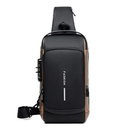 Chest Bag Multifunction Crossbody Sport Running Travel Sling Pack Anti-theft USB Charge Shoulder Messenger Pack Luxury Brand Men - Oshi.pk - Buy & Sell Online