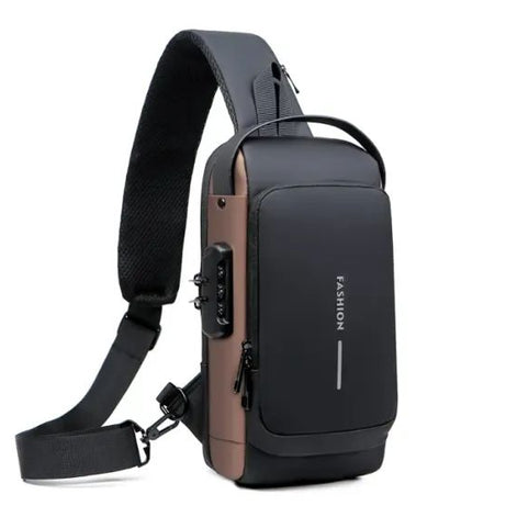 Chest Bag Multifunction Crossbody Sport Running Travel Sling Pack Anti-theft USB Charge Shoulder Messenger Pack Luxury Brand Men - Oshi.pk - Buy & Sell Online
