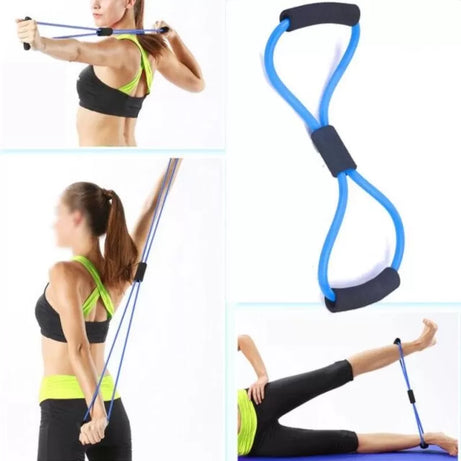 Chest Expander Yoga Rope Workout Pulling Fitness Exercise Resistance Tube - Oshi.pk - Buy & Sell Online