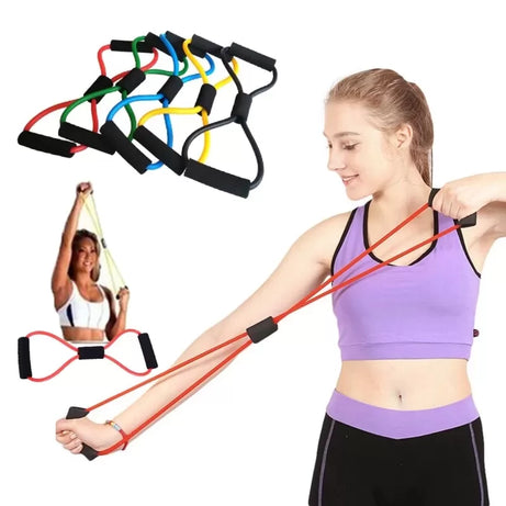 Chest Expander Yoga Rope Workout Pulling Fitness Exercise Resistance Tube - Oshi.pk - Buy & Sell Online