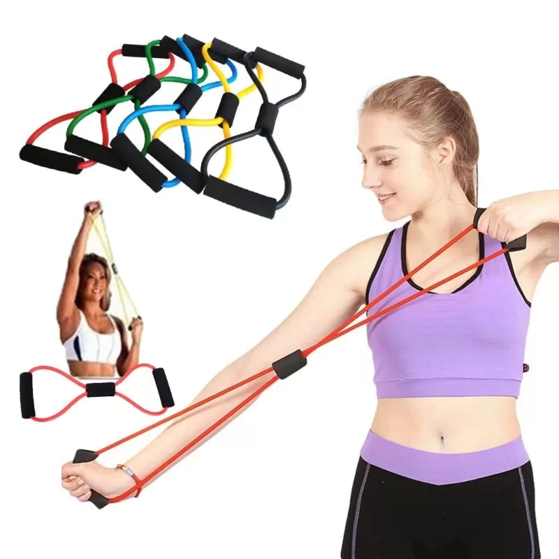 Chest Expander Yoga Rope Workout Pulling Fitness Exercise Resistance Tube - Oshi.pk - Buy & Sell Online