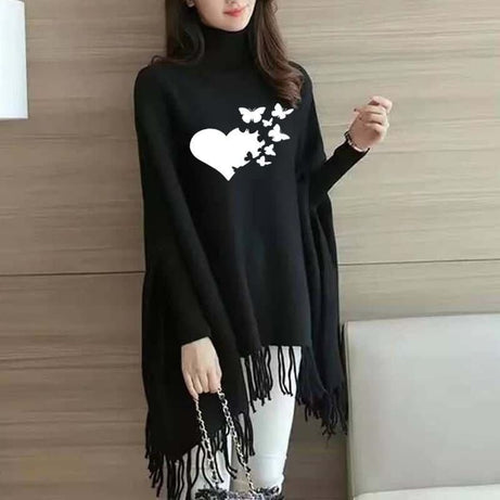 Fleece Poncho for Girls Cozy and Stylish Winter Fashion - Oshi.pk - Buy & Sell Online