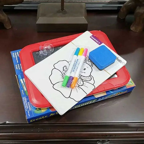 Children 3D Writing Board Creative Magic Pad Reusable Art Glows Board Clipboard Gift Baby Kids Drawing Educational Toys Magic Pad Create Art That GLOW - Oshi.pk - Buy & Sell Online