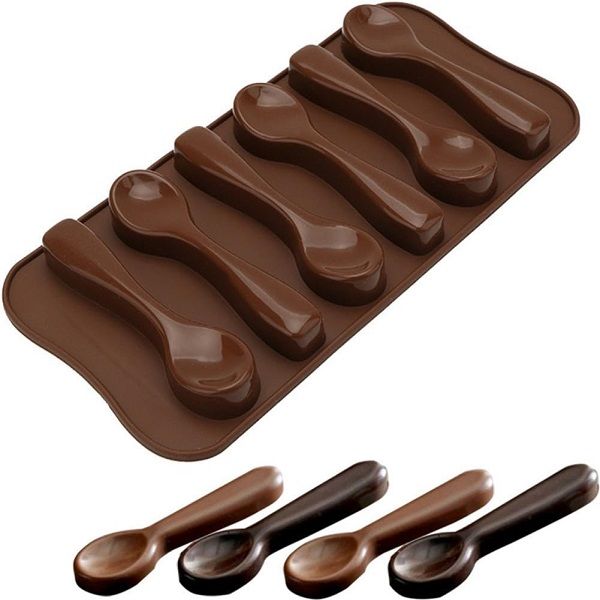 Chocolate Mold 6 Cavity Scoop Shaped Creative Jelly Mold - Oshi.pk - Buy & Sell Online