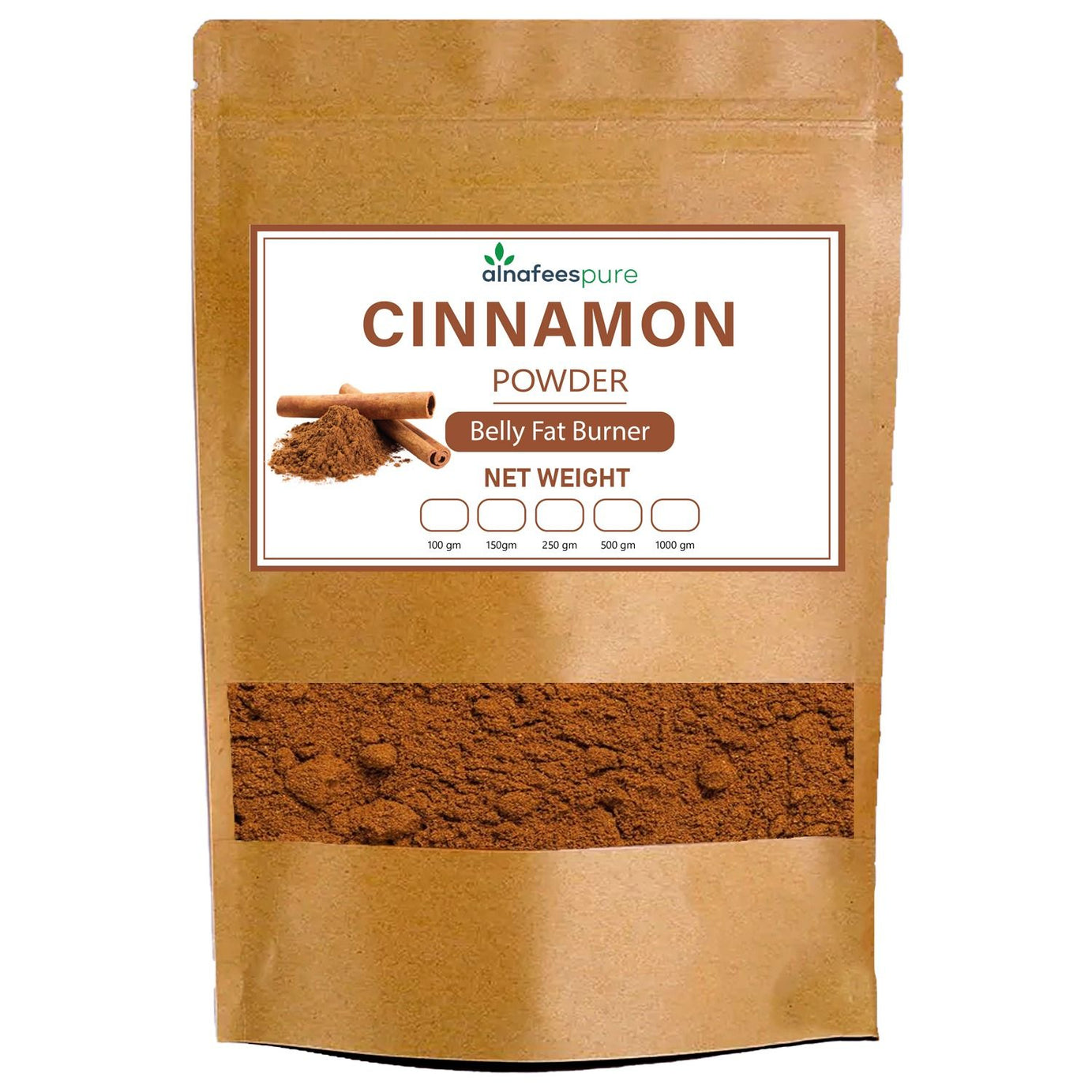 Cinnamon Fine Powder 100% Pure Aromatic Cinnamon Belly Fat Cutter and Perfect for Baking, Cooking & Smoothies Dar Chini Powder 250 Gm Gift Pouch - Oshi.pk - Buy & Sell Online