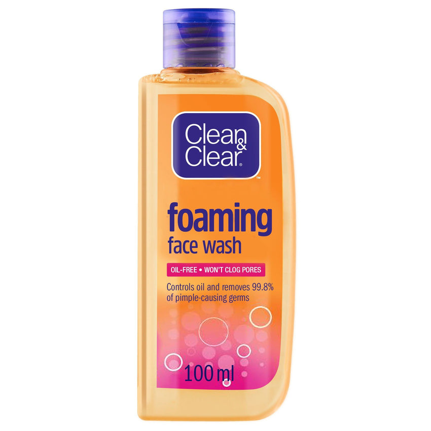 Clean & Clear Oil Free Foaming Face Wash By Johnson & Johnson - 100ml - Oshi.pk - Buy & Sell Online
