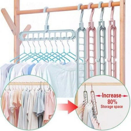 Pack Of 4 - 9 Hole Multi-Function Rotatable Hanger - Oshi.pk - Buy & Sell Online