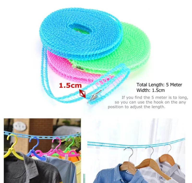 Cloth Line Hanging Rope 5 Meter - Oshi.pk - Buy & Sell Online