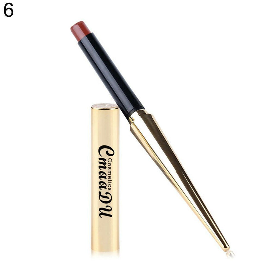 CMAADU BEAUTY VELVET MATTE LIPSTICK PENCIL WATERPROOF LONG LASTING LIP MAKEUP - Oshi.pk - Buy & Sell Online