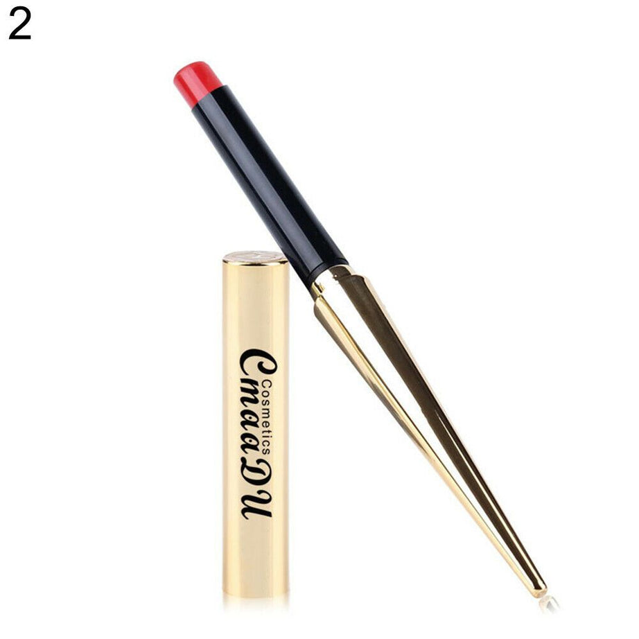 CMAADU BEAUTY VELVET MATTE LIPSTICK PENCIL WATERPROOF LONG LASTING LIP MAKEUP - Oshi.pk - Buy & Sell Online