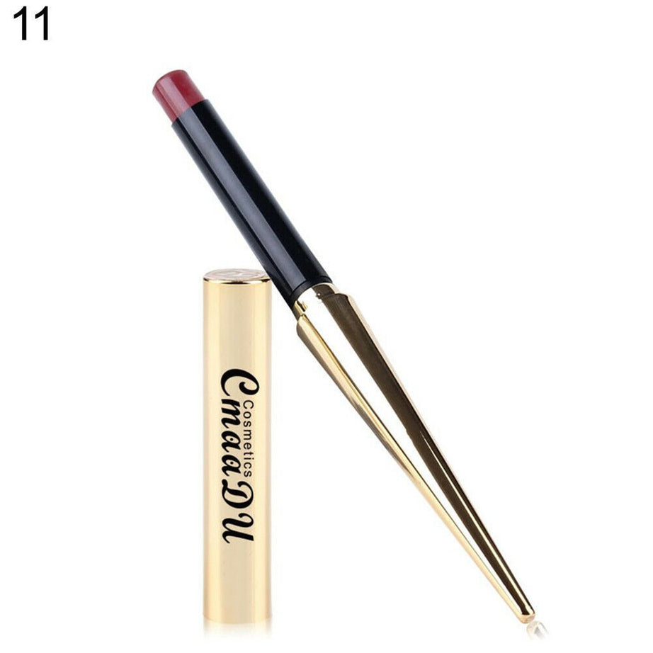 CMAADU BEAUTY VELVET MATTE LIPSTICK PENCIL WATERPROOF LONG LASTING LIP MAKEUP - Oshi.pk - Buy & Sell Online