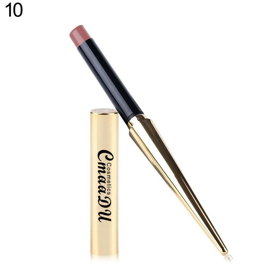 CMAADU BEAUTY VELVET MATTE LIPSTICK PENCIL WATERPROOF LONG LASTING LIP MAKEUP - Oshi.pk - Buy & Sell Online