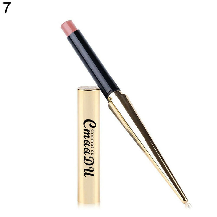 CMAADU BEAUTY VELVET MATTE LIPSTICK PENCIL WATERPROOF LONG LASTING LIP MAKEUP - Oshi.pk - Buy & Sell Online