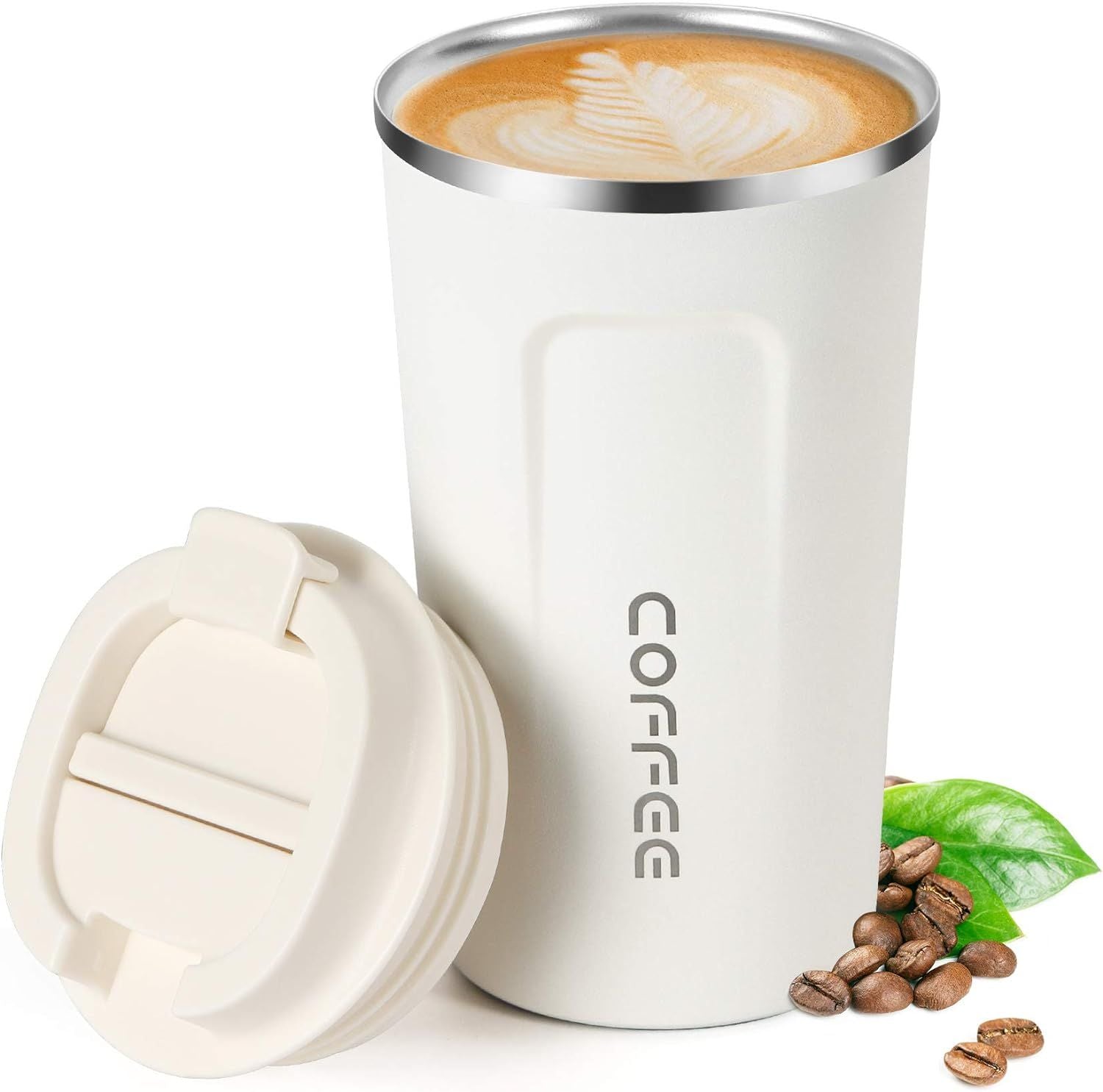 Coffee Mug Vacuum Tumbler Thermos Heat Preservation Stainless Steel 510ML Travel Portable Mug Coffee Milk Cup Vacuum Flasks Thermo Cup Travel Mug - Oshi.pk - Buy & Sell Online