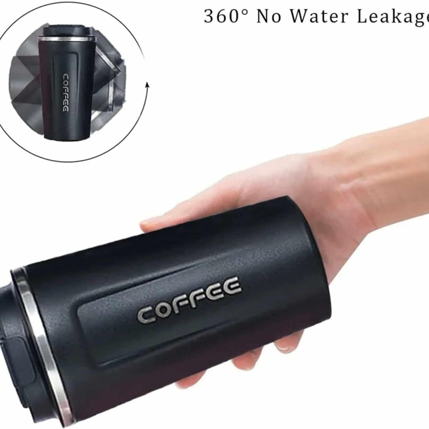 Coffee Mug Vacuum Tumbler Thermos Heat Preservation Stainless Steel 510ML Travel Portable Mug Coffee Milk Cup Vacuum Flasks Thermo Cup Travel Mug - Oshi.pk - Buy & Sell Online