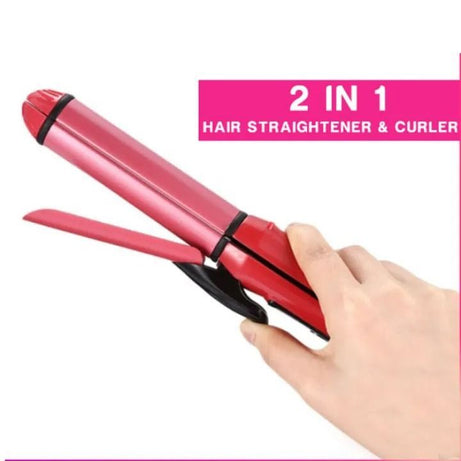 Combo Of Hair Dryer Plus 2 In 1 Hair Straightener & Curler - Oshi.pk - Buy & Sell Online