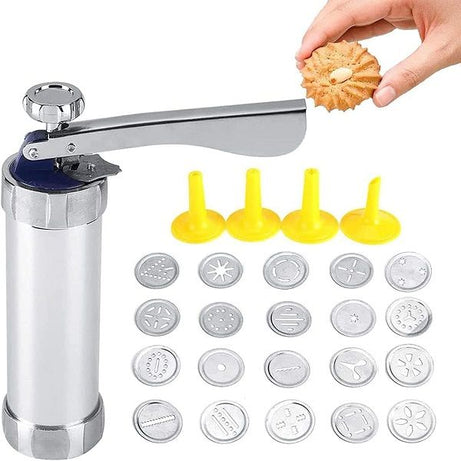 Cookie Biscuits Press Machine Bakeware With 10 Cookie Design 4 Nozzles - Oshi.pk - Buy & Sell Online