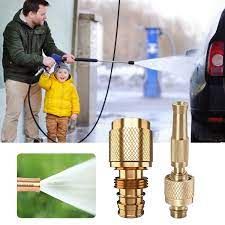 Copper Spray Gun Set Direct Spray Water Gun High Pressure Water Gun Nipple Water Gun Household Water Gun Set - Oshi.pk - Buy & Sell Online