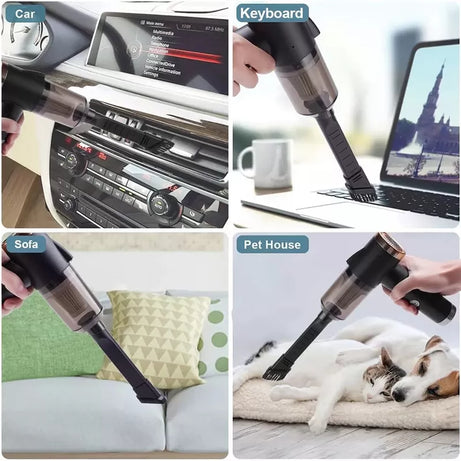 Cordless Handheld Vacuum Cleaner Rechargeable Car Auto Home Duster - Oshi.pk - Buy & Sell Online