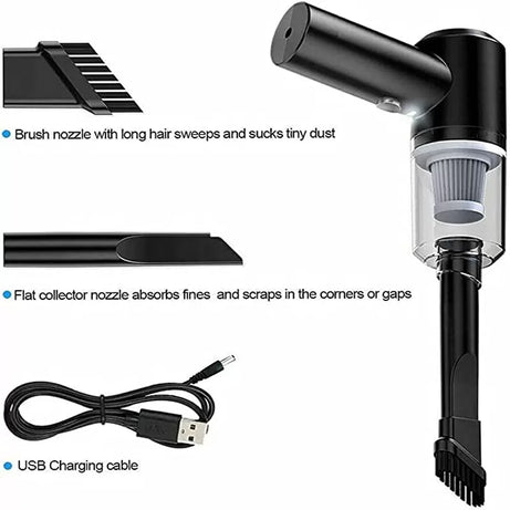 Cordless Handheld Vacuum Cleaner Rechargeable Car Auto Home Duster - Oshi.pk - Buy & Sell Online