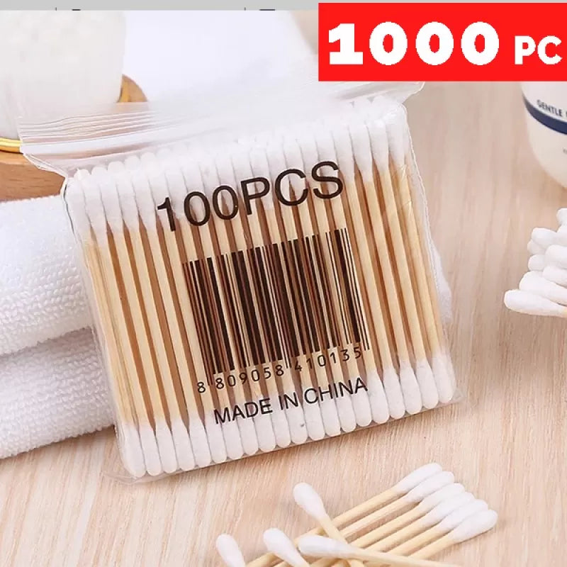 1000 Cotton buds - Ear Cleaning buds Cotton Buds Cotton Swabs Medical Makeup Tips Ear Care Ear cleaning cotton sticks - Oshi.pk - Buy & Sell Online