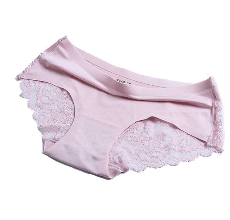 Pack of 3 Breathable Seamless Interior Lace Satin Womens Net Panties - Oshi.pk - Buy & Sell Online
