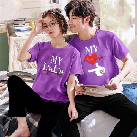 Couple T shirt pack of 2 - Oshi.pk - Buy & Sell Online