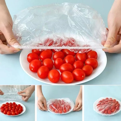 Cover Plastic Bags Pack of almost 100pcs Plastic Food Covers - Oshi.pk - Buy & Sell Online