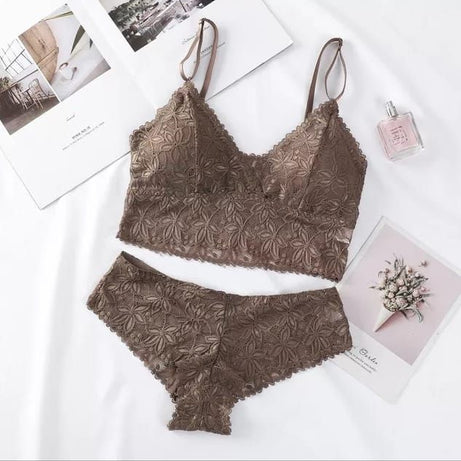 Flower Laced Bralette Without Underwear - Oshi.pk - Buy & Sell Online