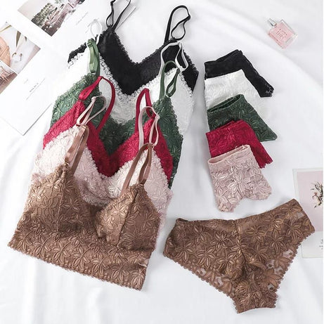 Flower Laced Bralette Without Underwear - Oshi.pk - Buy & Sell Online