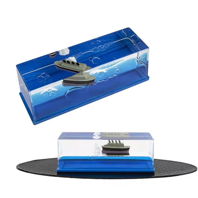 Cruise Ship Fluid Drift Bottle Hourglass Living Room Decoration Creative Sea Boat Ornaments Home Decor Toys Birthday Gift - Oshi.pk - Buy & Sell Online