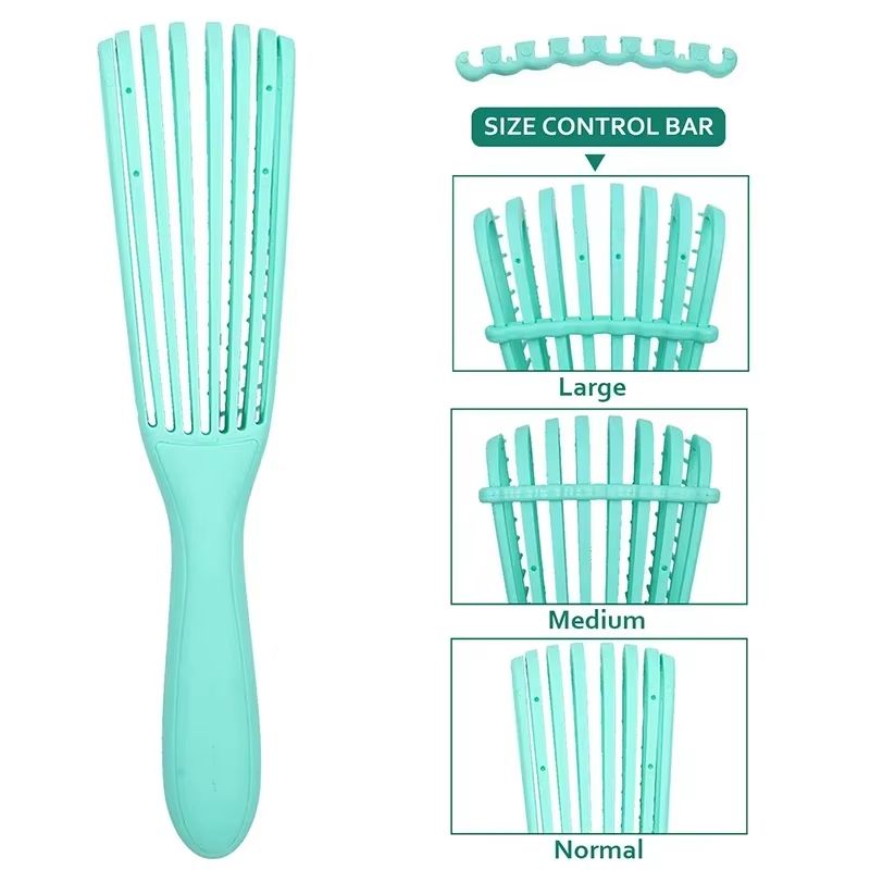 Curly Hair Detangling Brush for Women and Men Scalp Massage Comb Hair Brush Detangler Salon - Oshi.pk - Buy & Sell Online