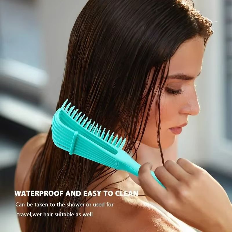 Curly Hair Detangling Brush for Women and Men Scalp Massage Comb Hair Brush Detangler Salon - Oshi.pk - Buy & Sell Online