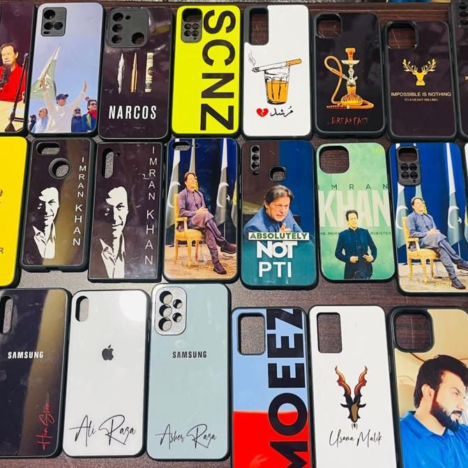 Customized Metal Plated Mobile Cover (Print your Picture / Name or any Logo) - Any Mobile Model - Oshi.pk - Buy & Sell Online