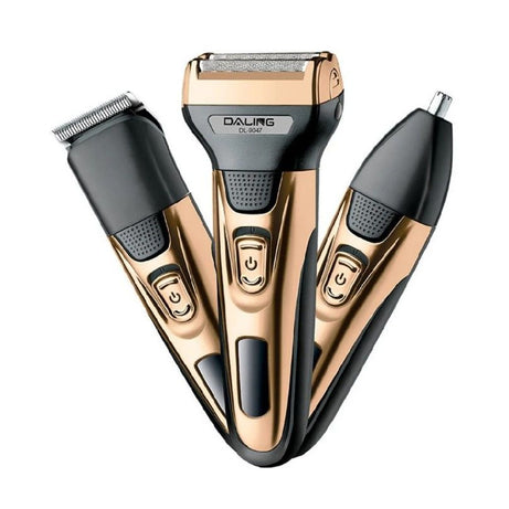 DALING 3 IN 1 MODEL 9057 multifunctional shaver / Ear and Nose Trimmer/ hair clipper for Men, Easy to Use, Cordless use LED display - Oshi.pk - Buy & Sell Online