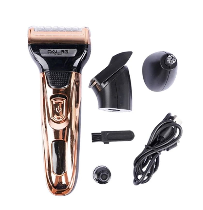 DALING 3 IN 1 MODEL 9057 multifunctional shaver / Ear and Nose Trimmer/ hair clipper for Men, Easy to Use, Cordless use LED display - Oshi.pk - Buy & Sell Online