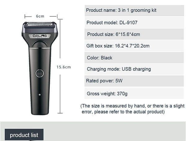Daling 3 In 1 Shaver (DL-9107) - Oshi.pk - Buy & Sell Online
