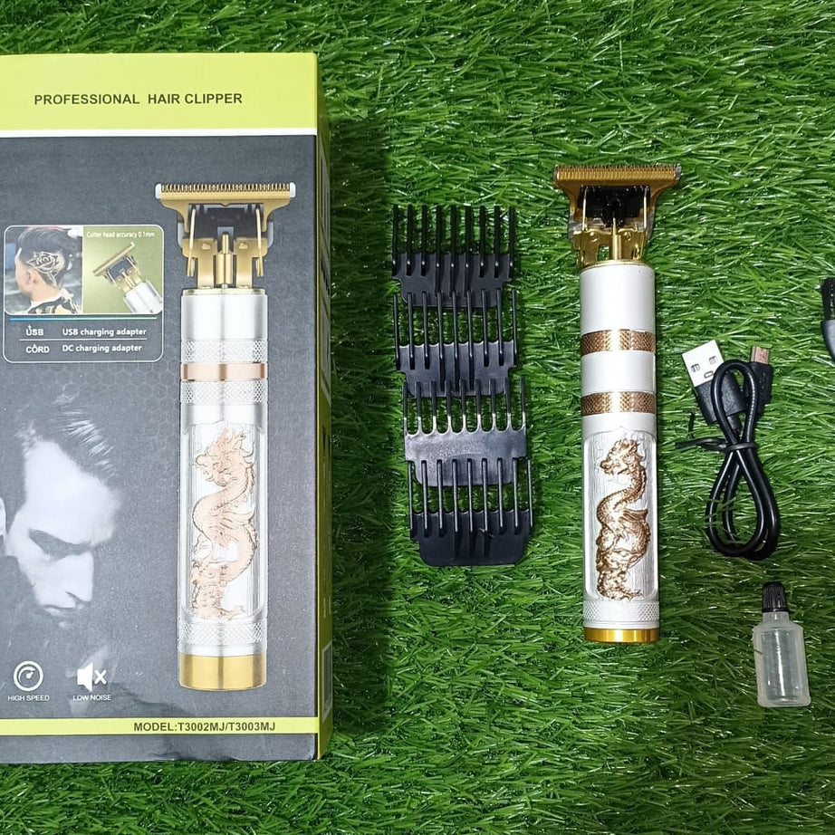 DALING DL-1501A Metal Carving Desgin Professional Electric Beard And Hair Trimmer Barber Hair Clipper For Men - Oshi.pk - Buy & Sell Online