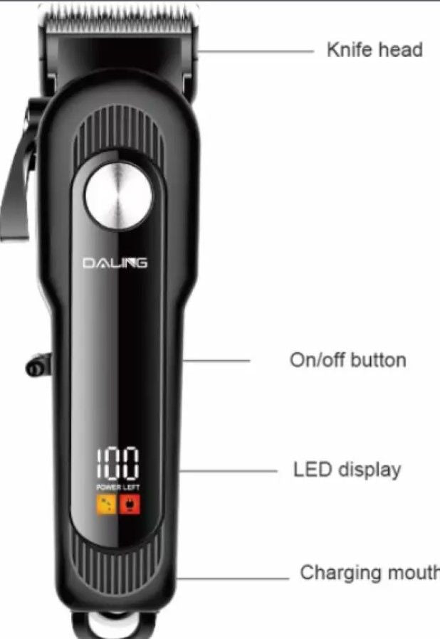 DALING PROFESSIONAL Hiar Trimmer Professional DL 1583 Trimmer 120 min Runtime 4 Length Settings Hair Trimmer And Shaver For Men - Oshi.pk - Buy & Sell Online
