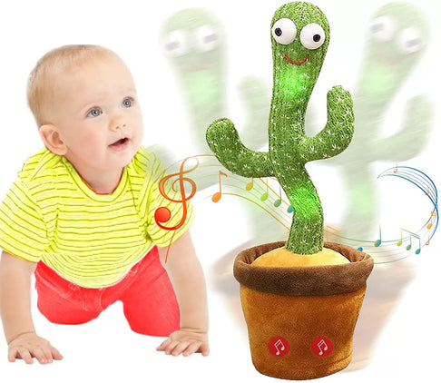 Dancing Cactus Plush Toy Electronic Shake Funny Childhood Toy Home Decor